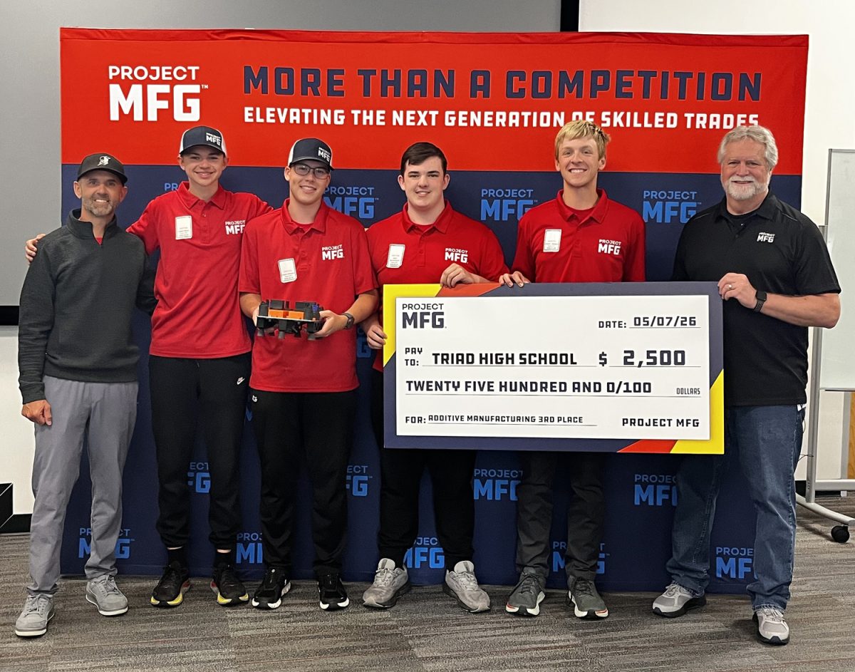 Triad High School Additive Manufacturing Team wins third place, $2,500, and new 3D printer at national competition
