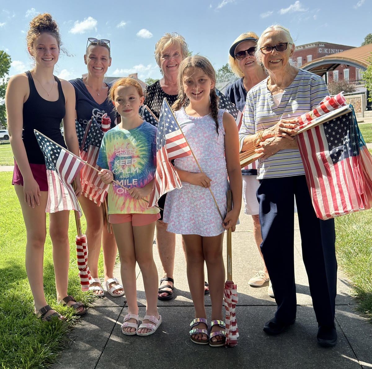 Flag Bearers in Highland